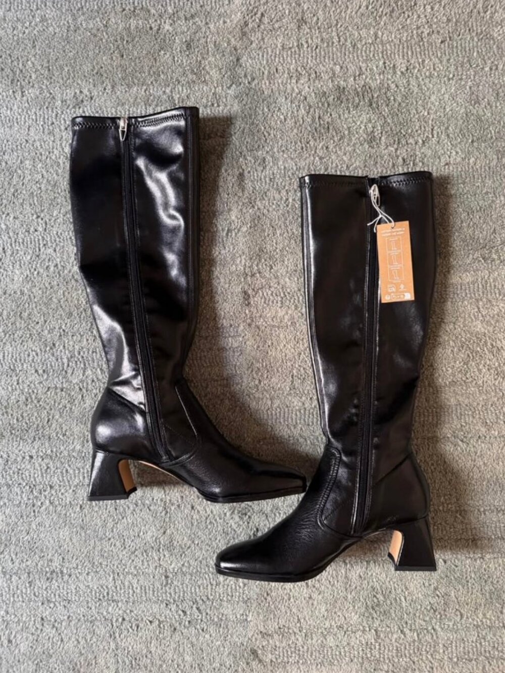Dolce Vita Alivia Boots Black Leather size 7.5 NWT